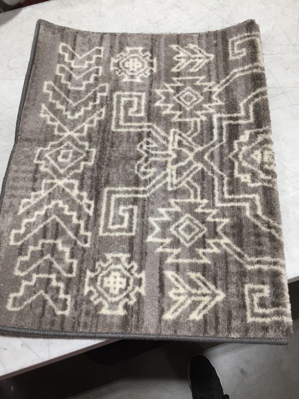 Photo 2 of 2'x3' Global Persian Style Accent Rug Gray - Threshold™

