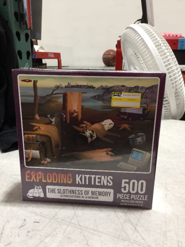 Photo 2 of Exploding Kittens Slothness of Memory Jigsaw Puzzle - 500pc