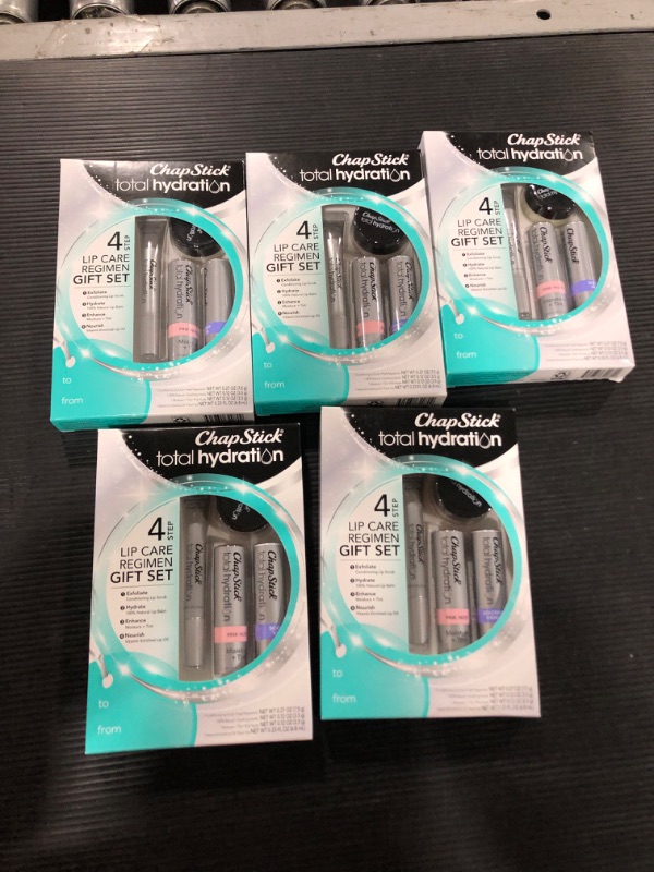 Photo 2 of 5 PACK OF ChapStick Total Hydration Lip Kit Gift Set
