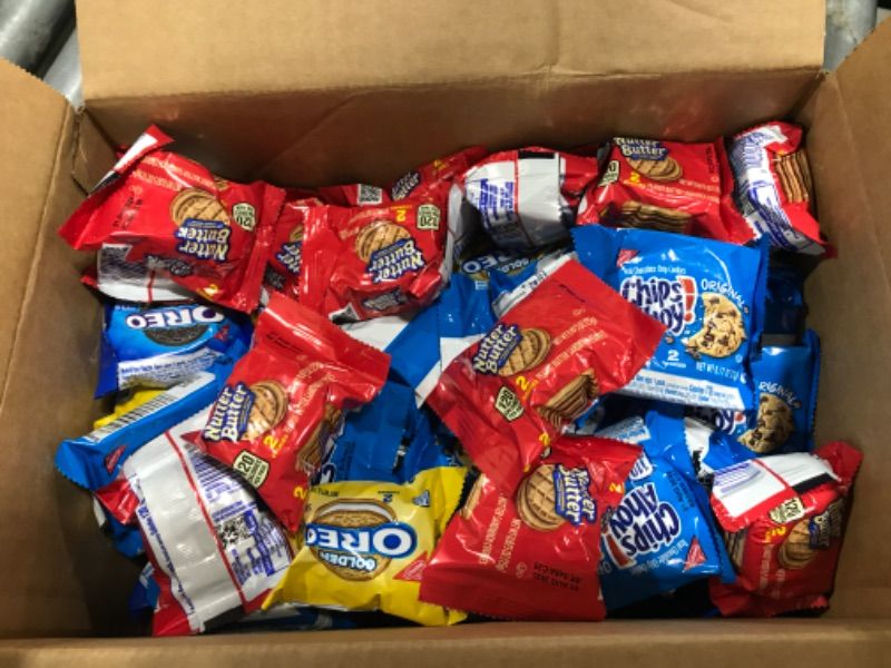 Photo 2 of 2 PACK of OREO Original, OREO Golden, CHIPS AHOY! & Nutter Butter Cookie Snacks Variety Pack
