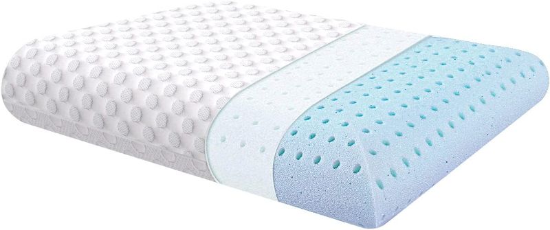 Photo 1 of  Gel Memory Foam Pillow, Standard (Pack of 1), White
