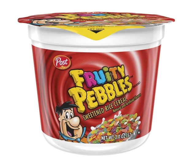 Photo 1 of 12 pack of Post Fruity Pebbles Cereal Cups 2oz
