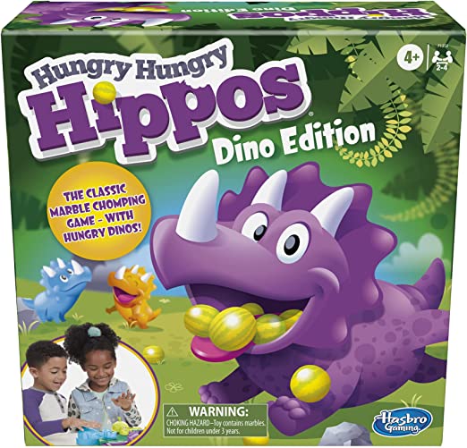 Photo 1 of Hungry Hungry Hippos Dino Edition Board Game, Pre-School Game for Ages 4 and Up; For 2 to 4 Players