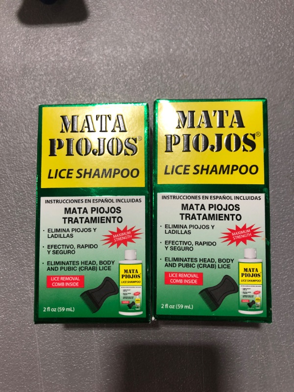 Photo 2 of 2 boxes Mata Piojos Lice Shampoo