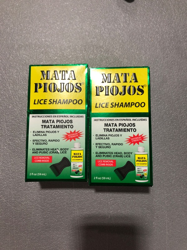 Photo 2 of 2 boxes- Mata Piojos Lice Shampoo