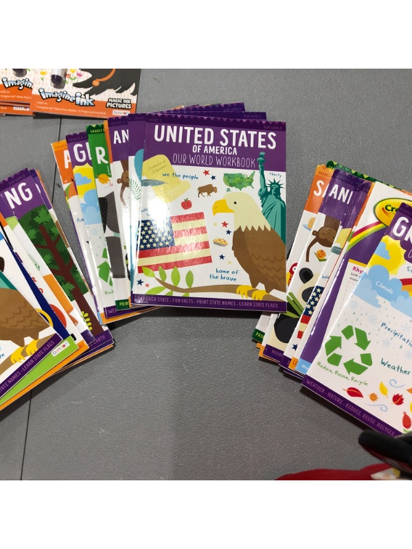 Photo 1 of 14 various students/kids workbooks