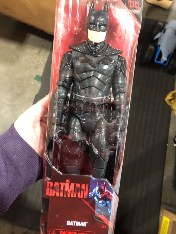 Photo 2 of DC Comics, Batman 12-inch Action Figure, The Batman Movie Collectible Kids Toys for Boys and Girls Ages 3 and up
