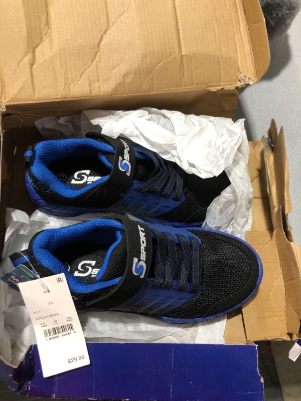 Photo 2 of Boys' S Sport by Skechers Chrys Performance Sneakers - Blue/Black 13