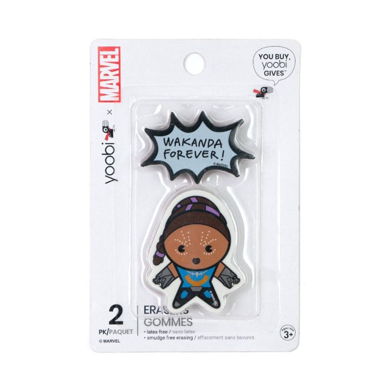 Photo 1 of 2 pack of Marvel Shuri Yoobi™ 2pk Eraser