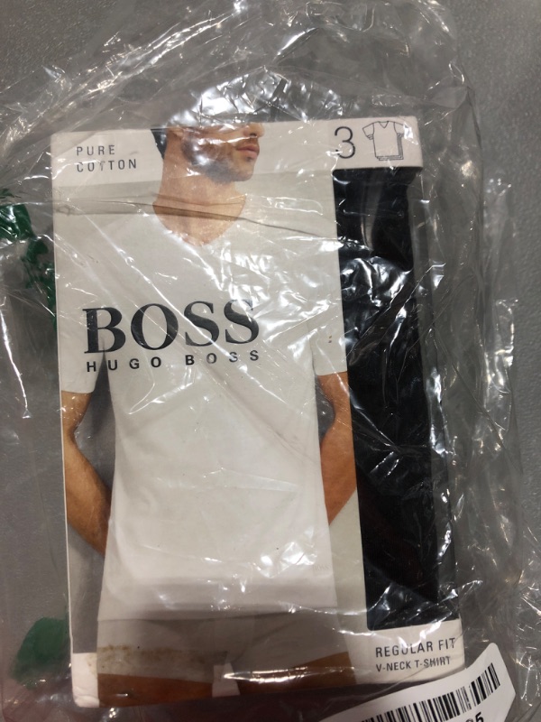 Photo 2 of BOSS Men's Underwear, Cotton 3 Pack  V Neck Undershirts