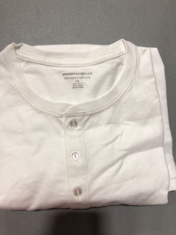 Photo 1 of Amazon Essentials White, long sleeve, button up, shirt in large 