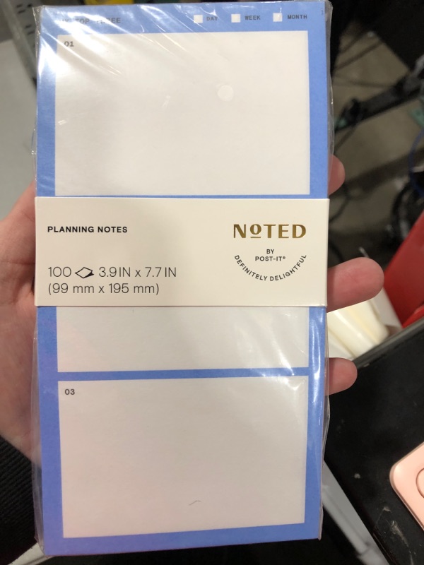 Photo 1 of Post-it Planning Notes Blue