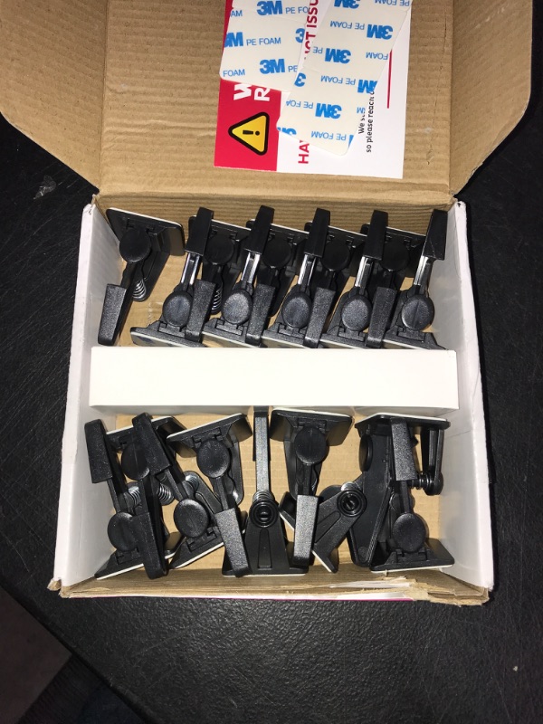 Photo 1 of Baby Proofing Cabinet Locks for Babies Adhesive Baby Safety Child Locks for Cabinets and Drawers Lock Latch-Child Proof Cabinet Latches for Baby Proofing Cabinets without Tools, Magnets, Keys