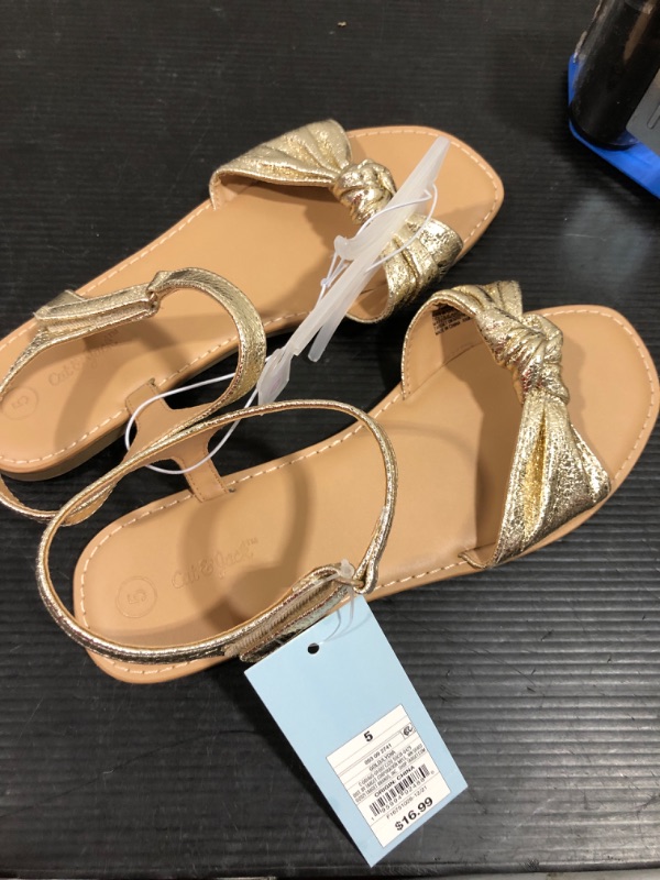 Photo 2 of Cat & Jack Shoes | Girls' Lydia Ankle Strap Sandals SIZE 5 