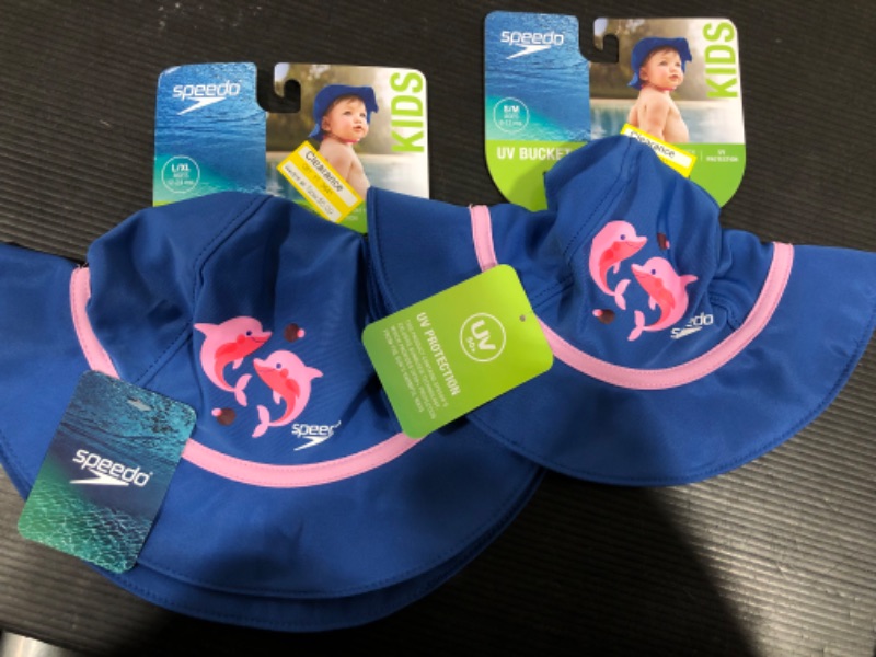 Photo 1 of BUNDLE OF 8 TODDLER SPEEDO UV 50+ BUCKET HATS *SIZES S-XL*