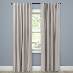 Photo 1 of 1pc Blackout Aruba Linen Window Curtain Panel - Threshold™

