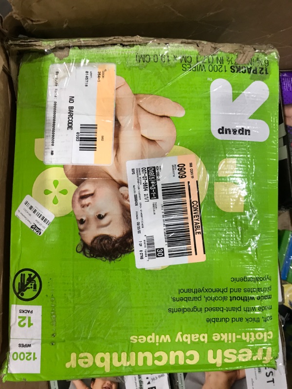 Photo 1 of Fresh Cucumber Baby Wipes- up & up™ (1200 Count)

