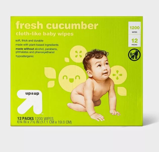 Photo 1 of Fresh Cucumber Baby Wipes- up & up™ (1200 Count)

