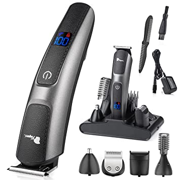 Photo 1 of Fagaci Gentle with Skin 5 in 1 Hair Trimmer, Waterproof Ball Trimmer for Men with Turbo Speed, Quick Charge Body Hair Trimmer for Facial, Pubic, Groin, Electric Hair Beard Trimmer for Men Professional
