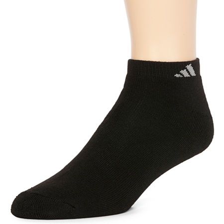 Photo 1 of Big & Tall Adidas 6-pack No Show Socks, Men's, Size: 12-15, Black
