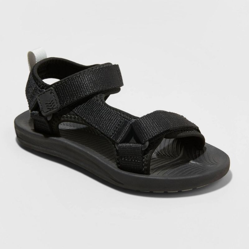 Photo 1 of Boys' Everest Ankle Strap Sandals - All in Motion Black (SIZE 6)
