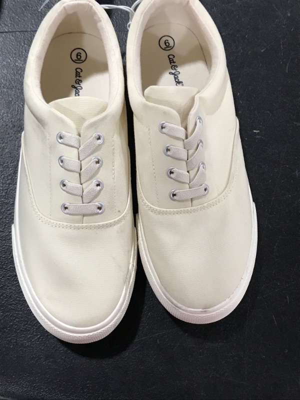 Photo 2 of Boys' Tyler Slip-on Sneakers - Cat & Jack White SIZE 6 
 