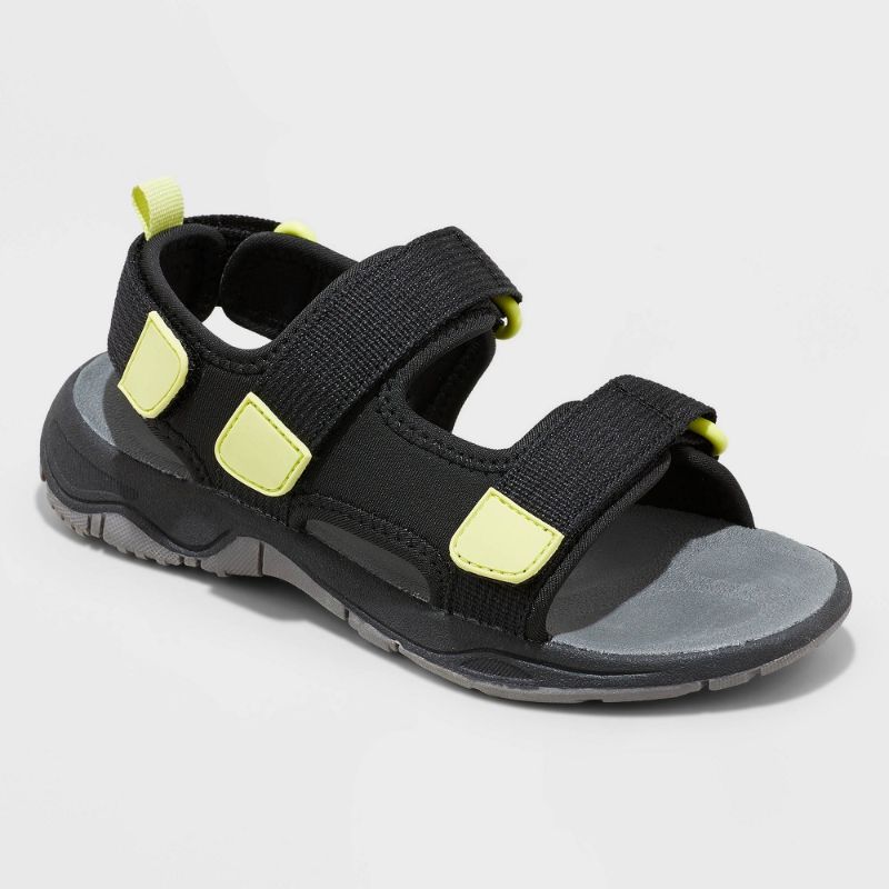 Photo 1 of Boys' Corbin Sandals - Cat & Jack Black (SIZE 6 ) 
 