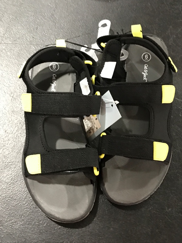 Photo 2 of Boys' Corbin Sandals - Cat & Jack Black (SIZE 6 ) 
 