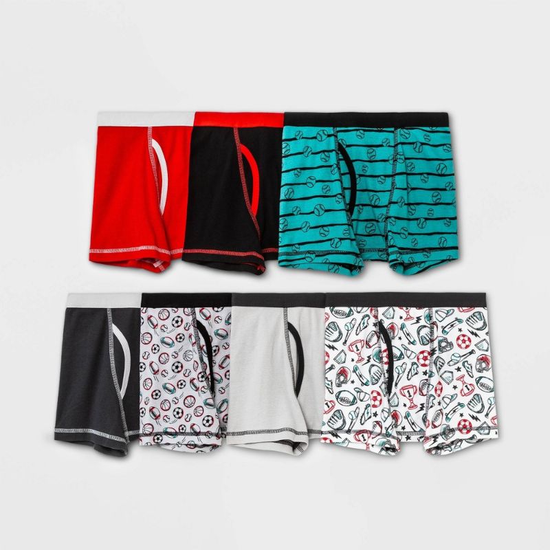 Photo 1 of Boys' 7pk Sports Boxer Briefs - Cat & Jack™
