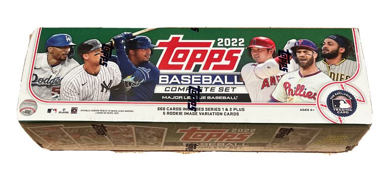 Photo 1 of 2022 Topps Baseball Complete Set (Green) Factory Sealed
