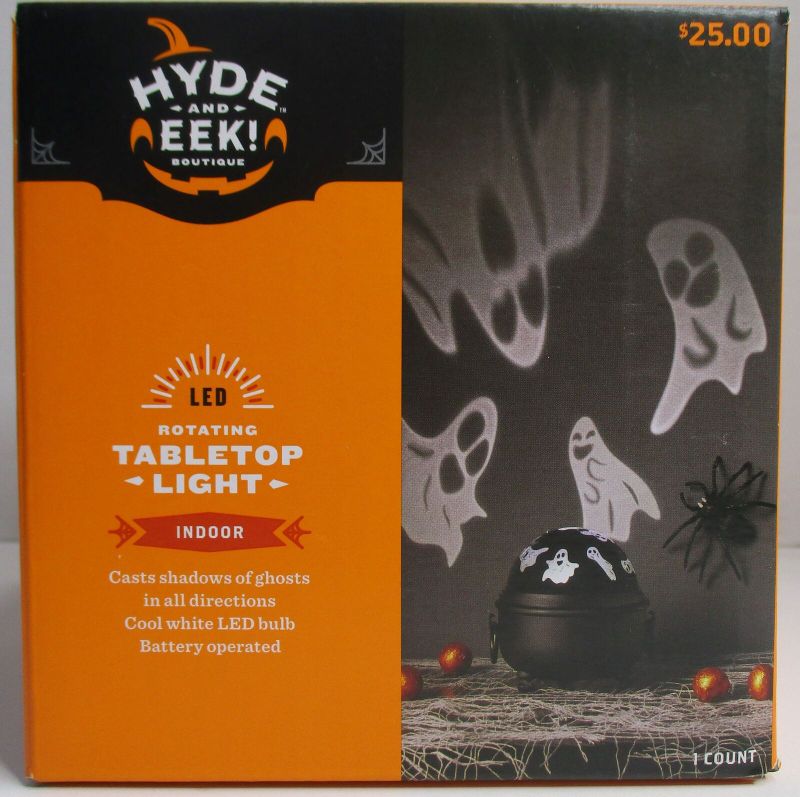 Photo 1 of Hyde and Eek! Boutique LED Rotating Tabletop Indoor Ghost Light
