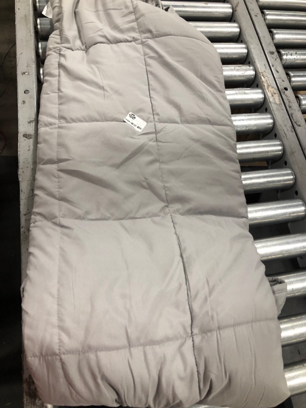 Photo 1 of 72x48 12lbs Weighted Blanket Gray - Room Essentials