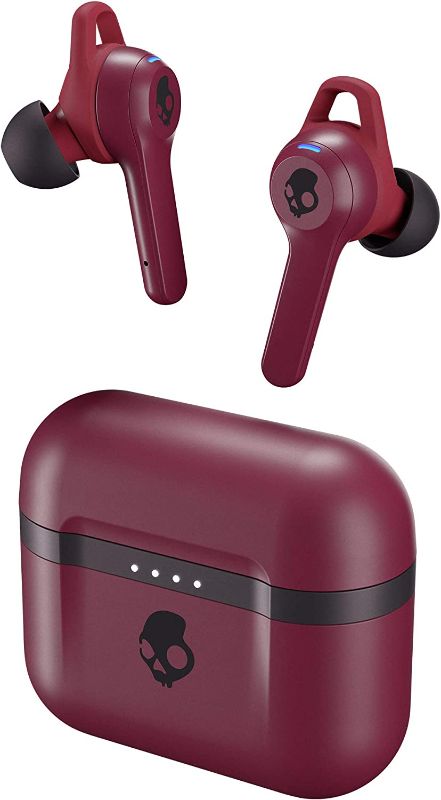 Photo 1 of Skullcandy Indy Evo True Wireless In-Ear Earbuds - Deep Red
