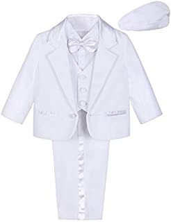 Photo 1 of A&J DESIGN Baby Boy Baptism Outfit 6 Months Infant Gentleman Suit White (B08T8VDL2D)
6M 