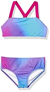 Photo 1 of Amazon Essentials Girls' 2-Piece Bikini Set, Purple, Ombre, Medium (B07K1WWD87)
