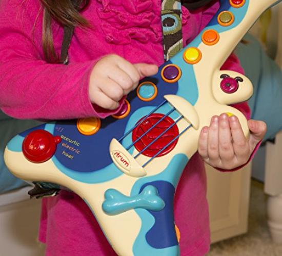 Photo 1 of B. Woofer Guitar - Teaches Musical Discovery Rhythm and Creativity - Includes 3 Play Modes 8 Musical Buttons and Twenty Sing-Along Favorites
