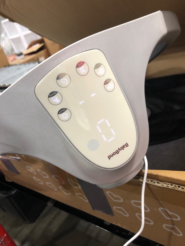 Photo 1 of BabyBond Baby Swings for Infants, Bluetooth Infant Swing with Music Speaker, Preset Lullabies, 5 Point Harness Belt, 5 Speeds and Remote Control - Portable Baby Swing for Indoor and Outdoor
