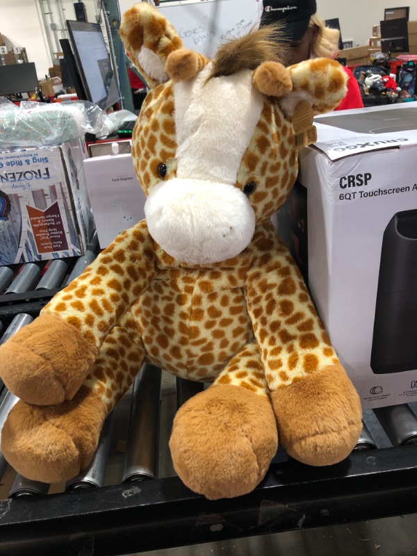 Photo 1 of Animal Adventure Wild Jungle Jumbo Giraffe Stuffed Animal
