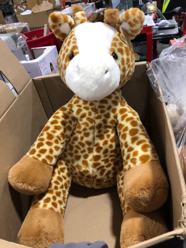 Photo 2 of Animal Adventure Wild Jungle Jumbo Giraffe Stuffed Animal
