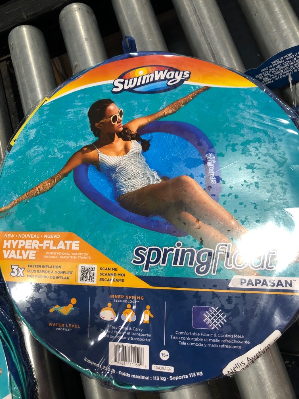 Photo 2 of 
SwimWays Spring Float Papasan Pool Float
