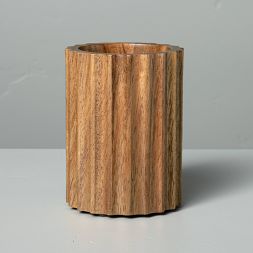 Photo 1 of Acacia Wood Bath Tumbler - Hearth & Hand™ with Magnolia

