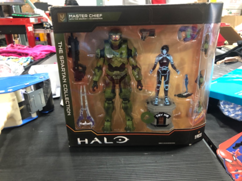 Photo 2 of 2022 HALO Spartan Collection HALO & CORTANA LIGHT up NEW!!! Series 5
