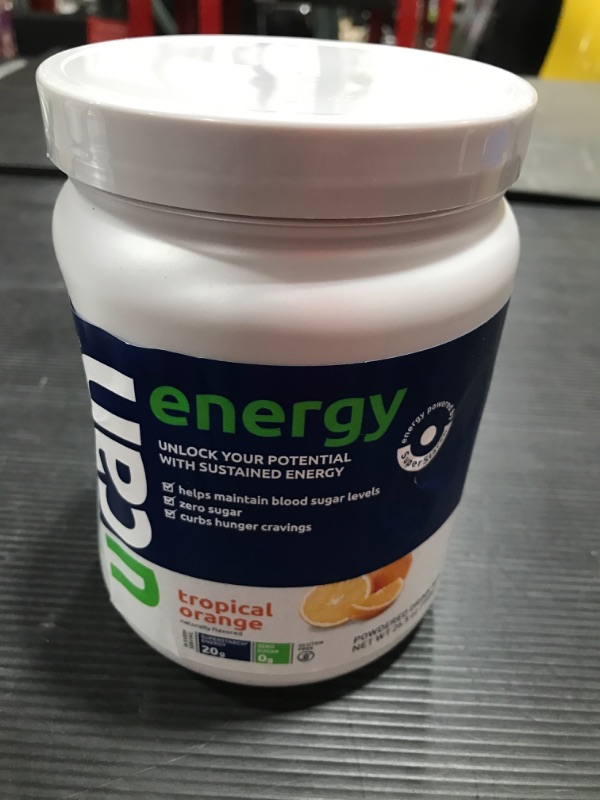 Photo 1 of *EXPIRED BY 10/2022 *UCAN Energy Drink Mix - Flavor: Tropical Orange - Size: 30 Servings
