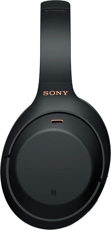 Photo 1 of Sony WH-1000XM4 Wireless Noise-Cancelling Over-The-Ear Headphones - Black (Renewed)
