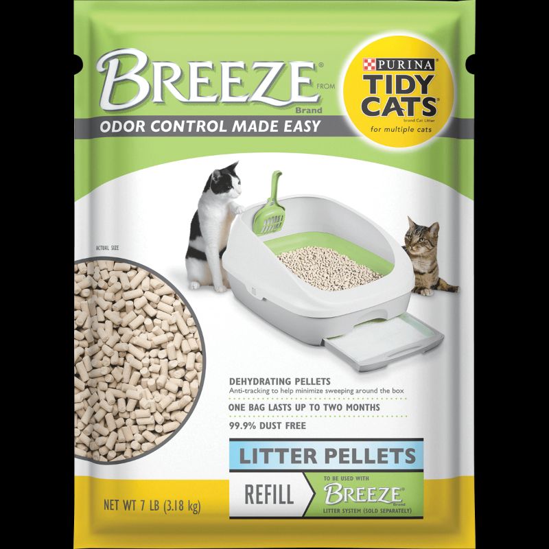 Photo 1 of (((UNKNOWN EXPIRATION DATE )))Purina Tidy Cats BREEZE Pellets Refill Litter for Cats, 7 Lbs.
