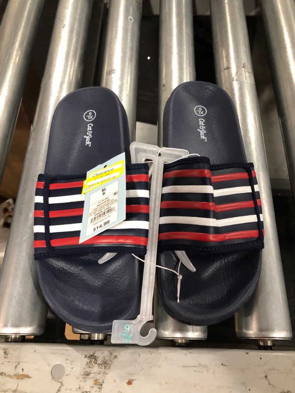 Photo 2 of Boys' Kei Slip-on Sandals - Cat & Jack™ Navy Blue (XL 6)
