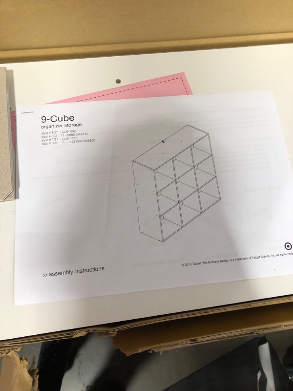 Photo 5 of 11" 9 Cube Organizer Shelf - Room Essentials™

