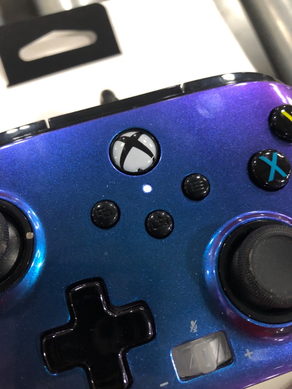 Photo 3 of PowerA Officially Licensed Microsoft: Wired Controller - Nebula Blue (Xbox One)
