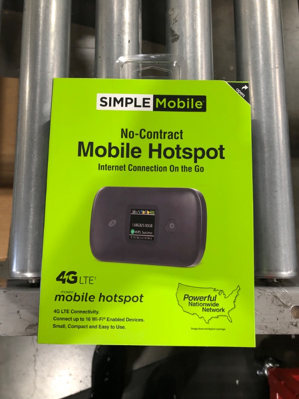 Photo 2 of Simple Mobile Moxee Hotspot (256MB) - Black


