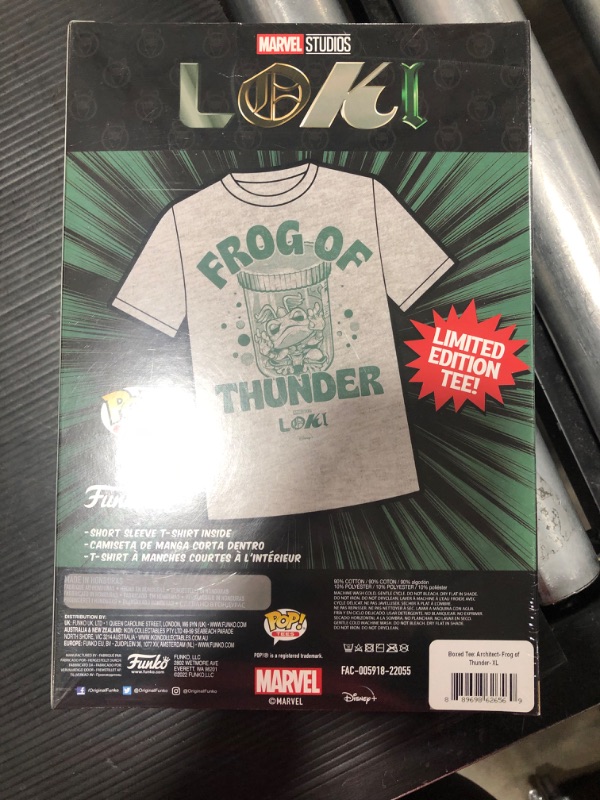 Photo 2 of Funko POP! Boxed Tee: Frog of Thunder  XLarge